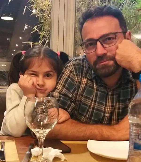 آرش مجیدی و دخترش
