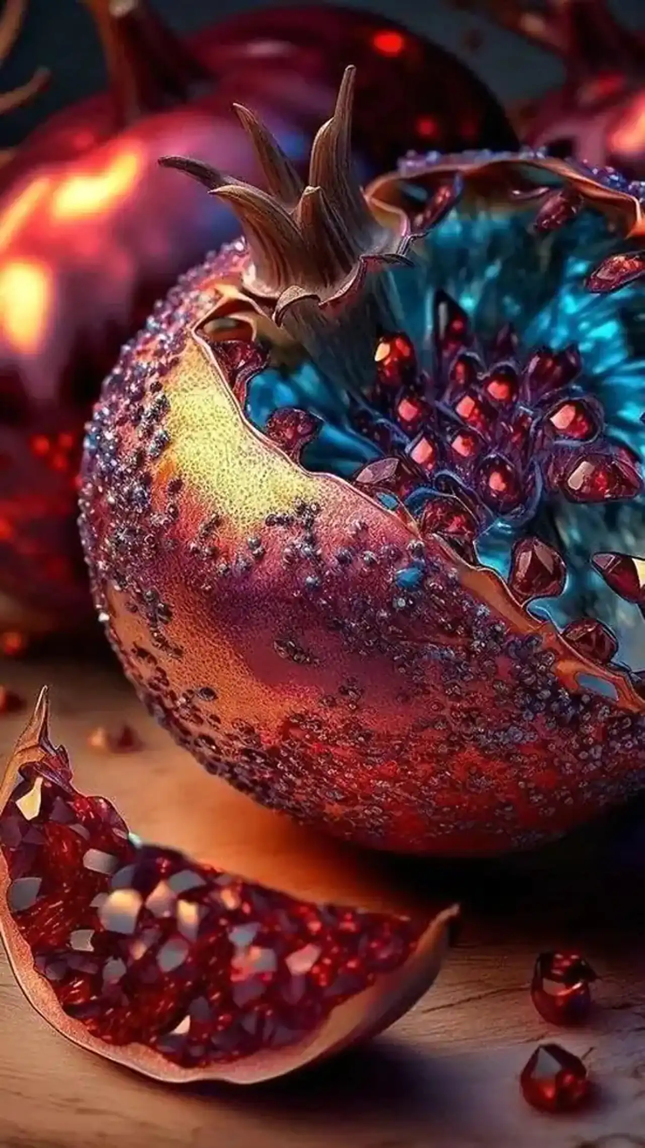 تزیین انار شب یلدا + زیباترین دیزاین ها برای تزیین انار شب یلدای امسال