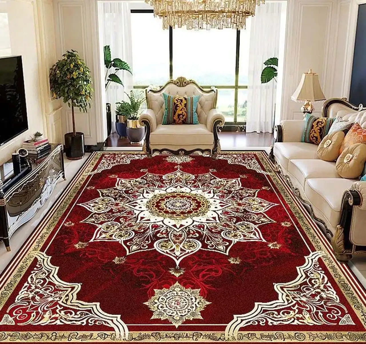 جدیدترین مدل فرش پذیرایی ۱۴۰۴ + زیباترین مدل های فرش پذیرایی ترند امسال