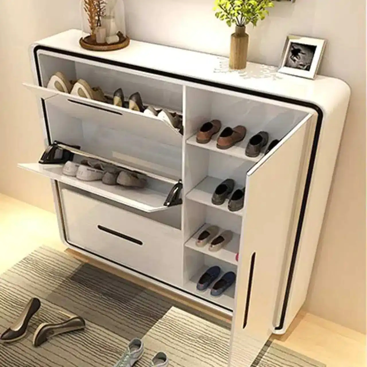 مدل جاکفشی دیواری شیک + زیباترین مدل های جاکفشی دیواری شیک و لاکچری