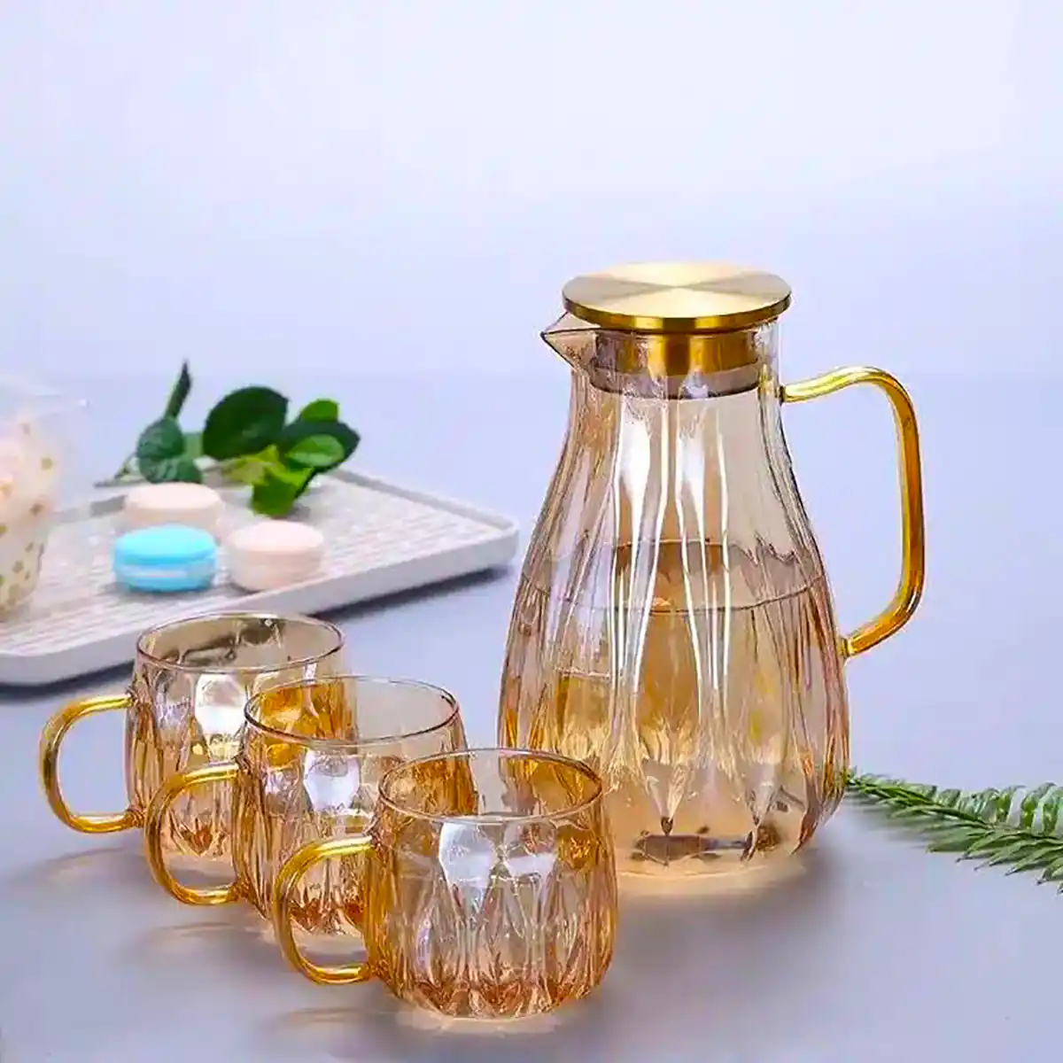 پارچ و لیوان شیشه ای لوکس