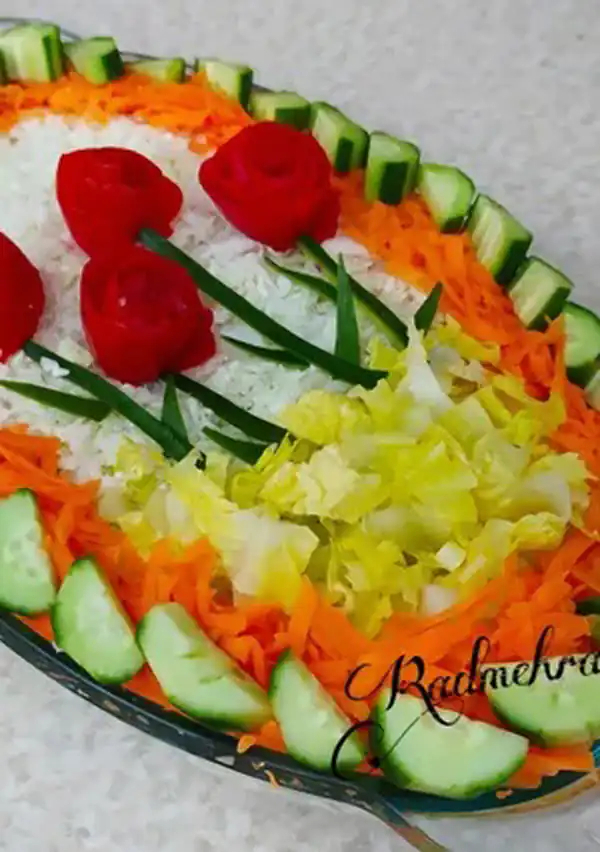 تزیین غذا و سفره آرایی