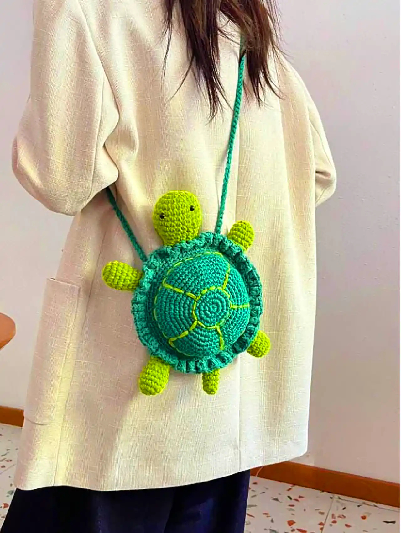 کیف بافتنی طرح حیوانات