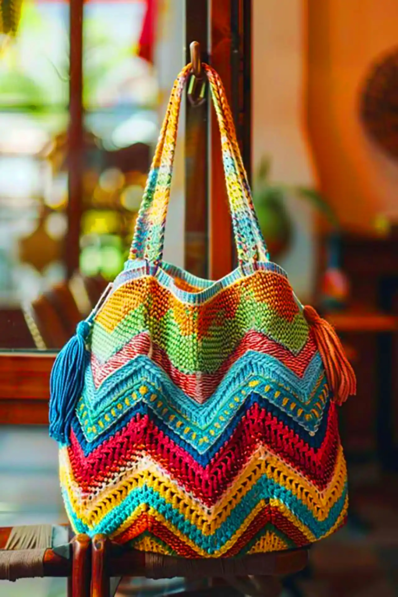 کیف قلاب بافی جذاب