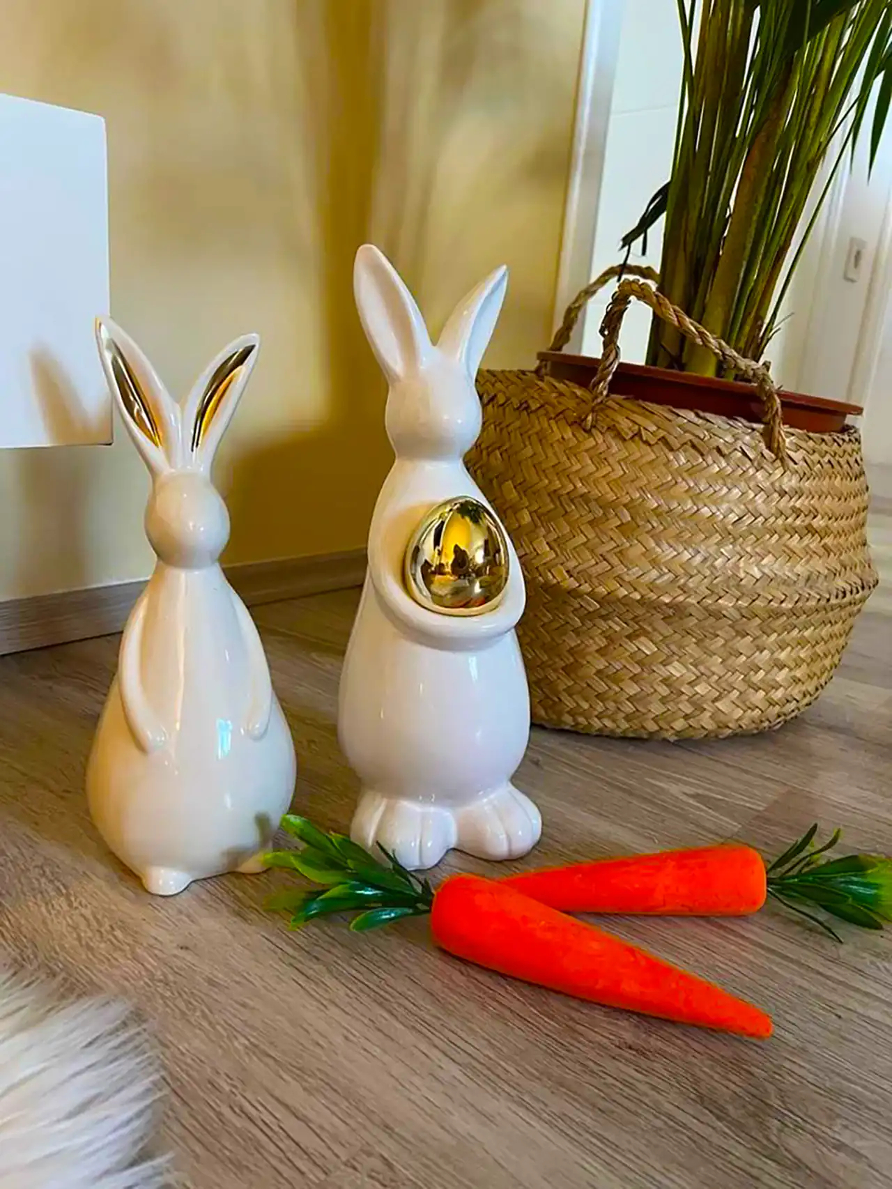 مجسمه خرگوش بازیگوش