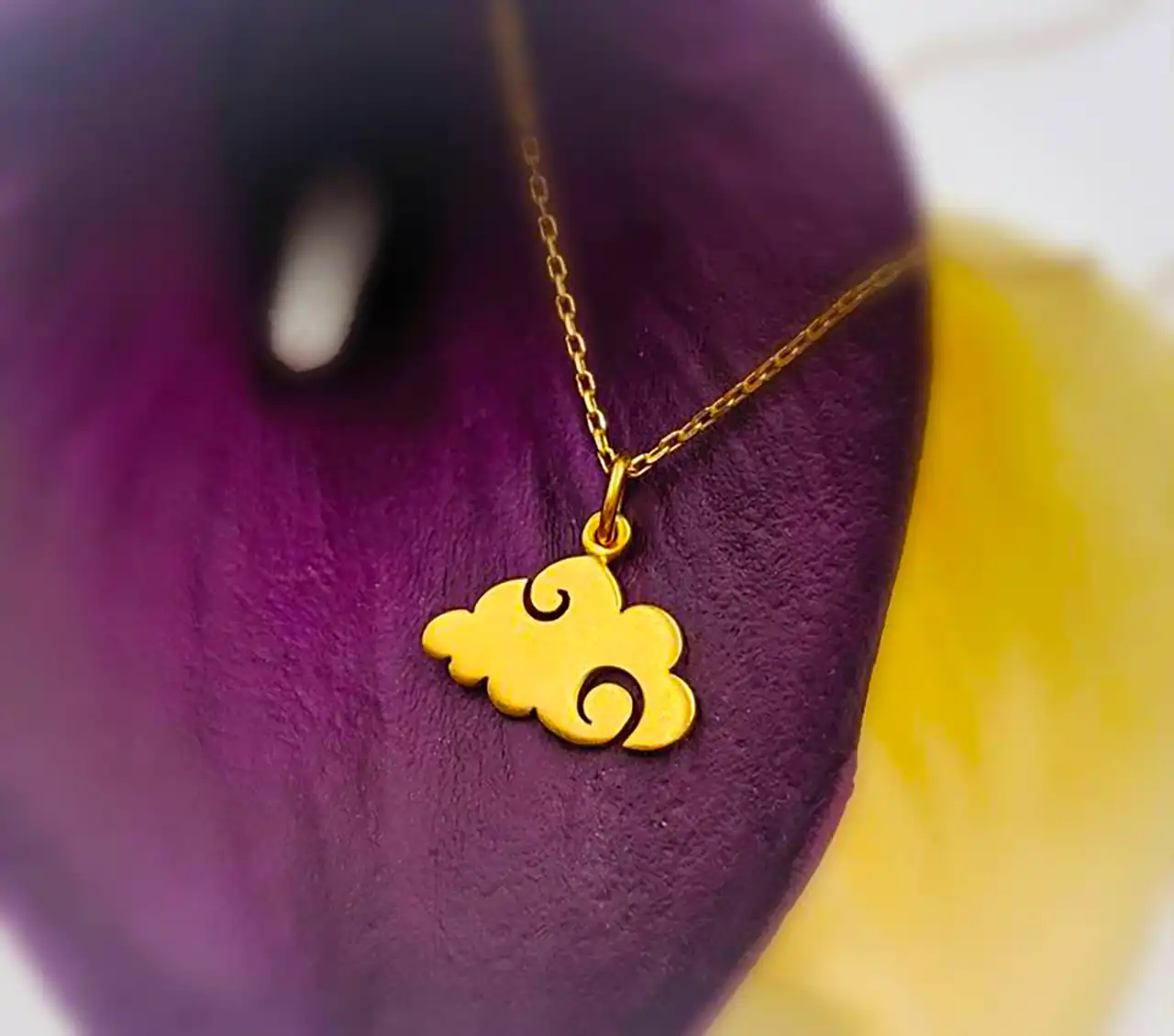 گردنبند طرح ابر