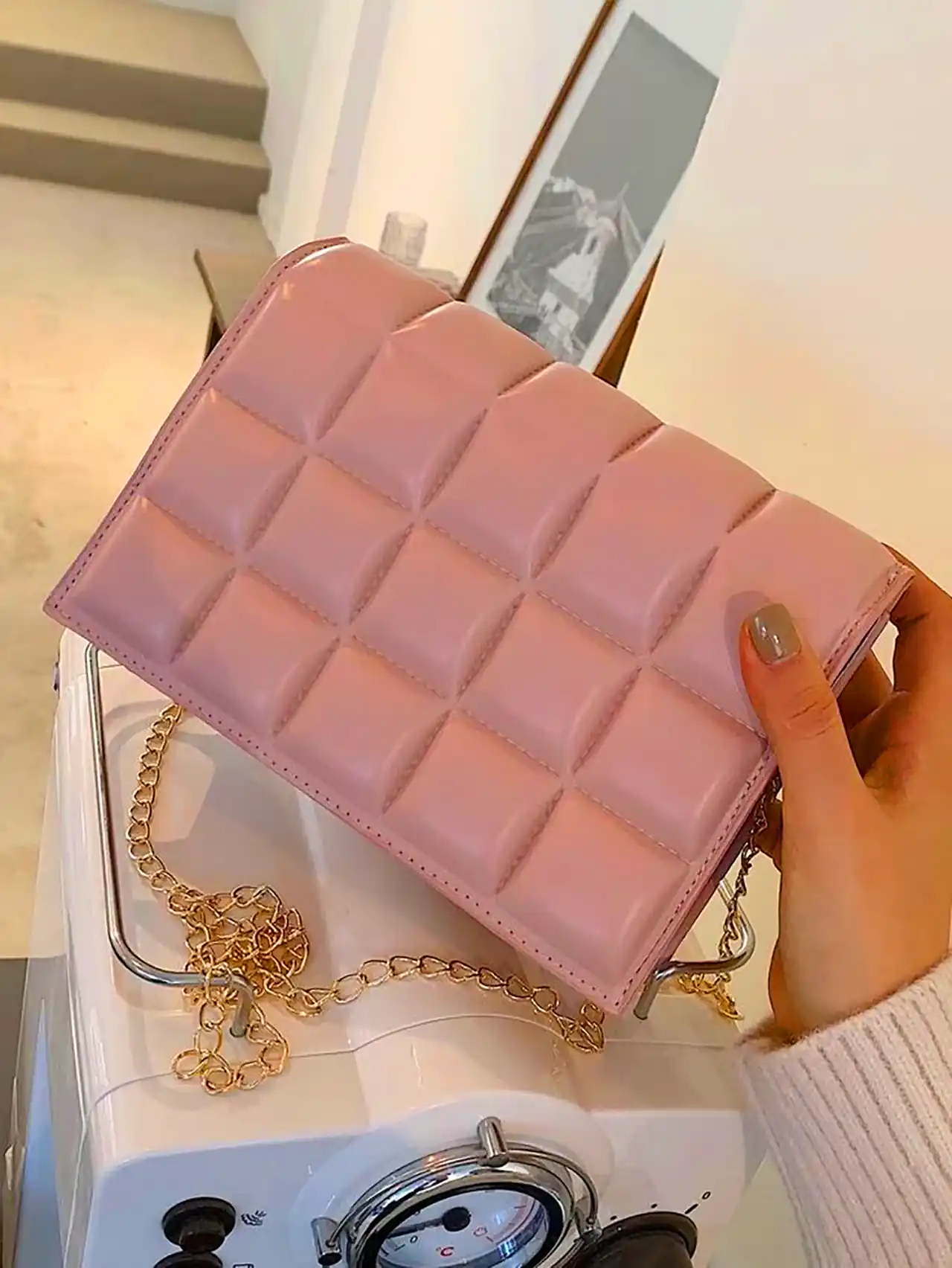 کیف شطرنجی پینترستی