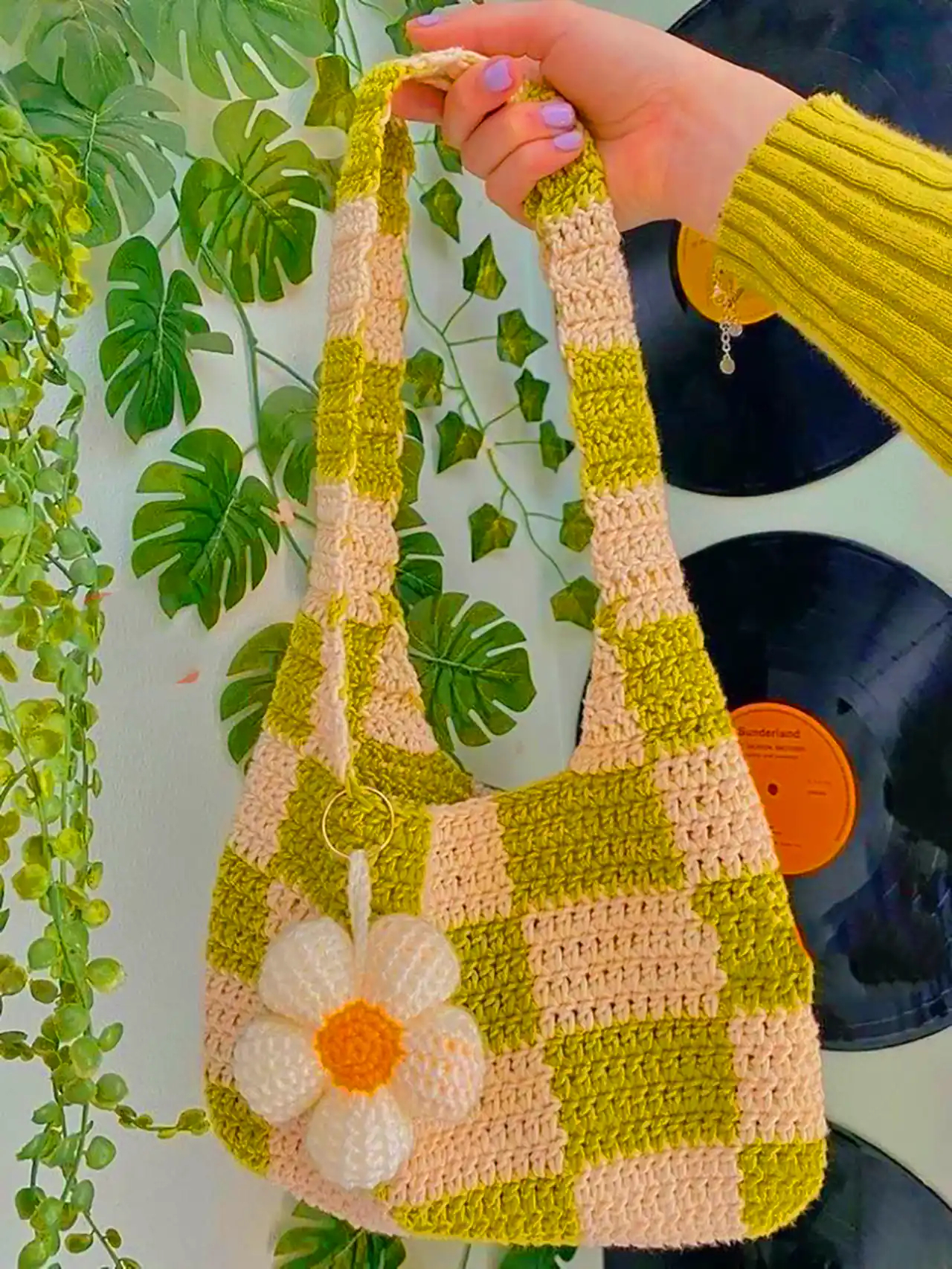 کیف قلاب بافی دخترانه