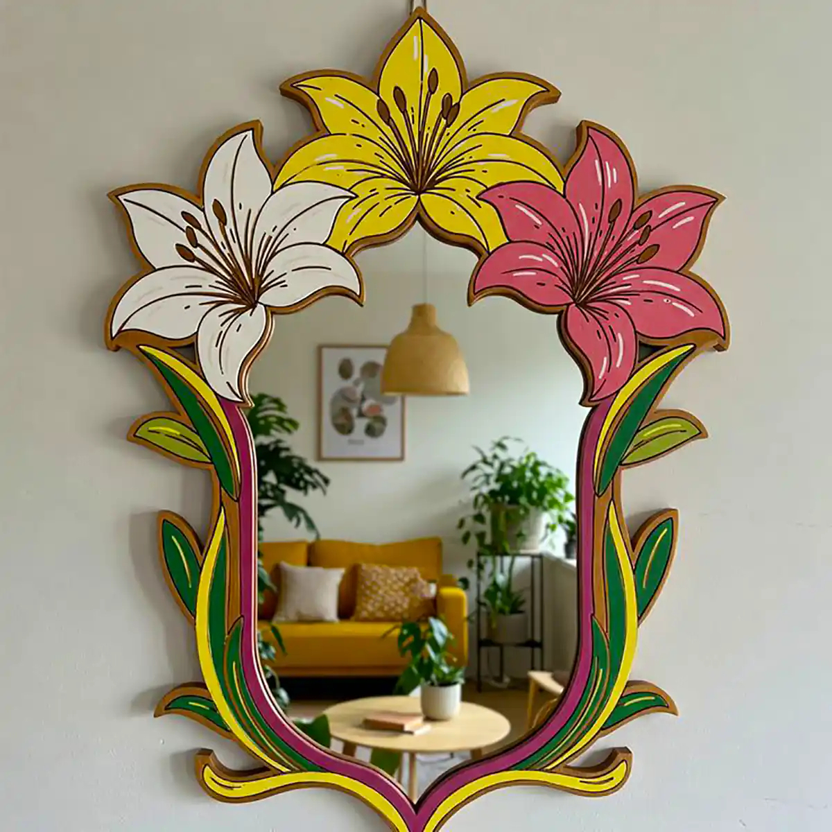 آینه دیواری سنتی مدرن