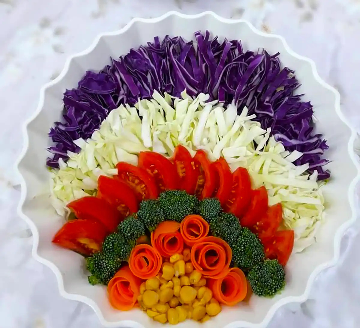 دیزاین رنگی سالاد