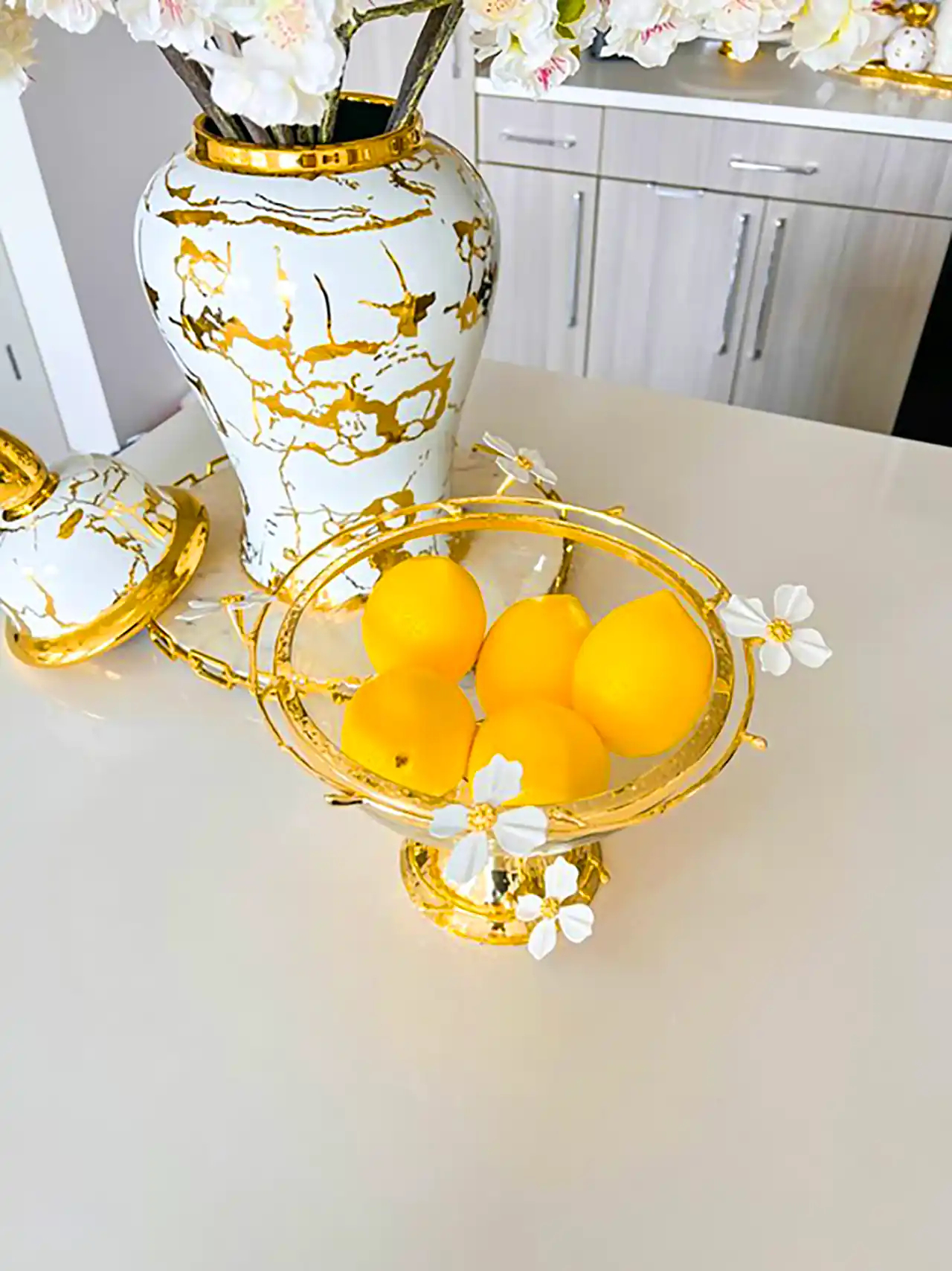 ظروف شیشه ای میوه خوری 