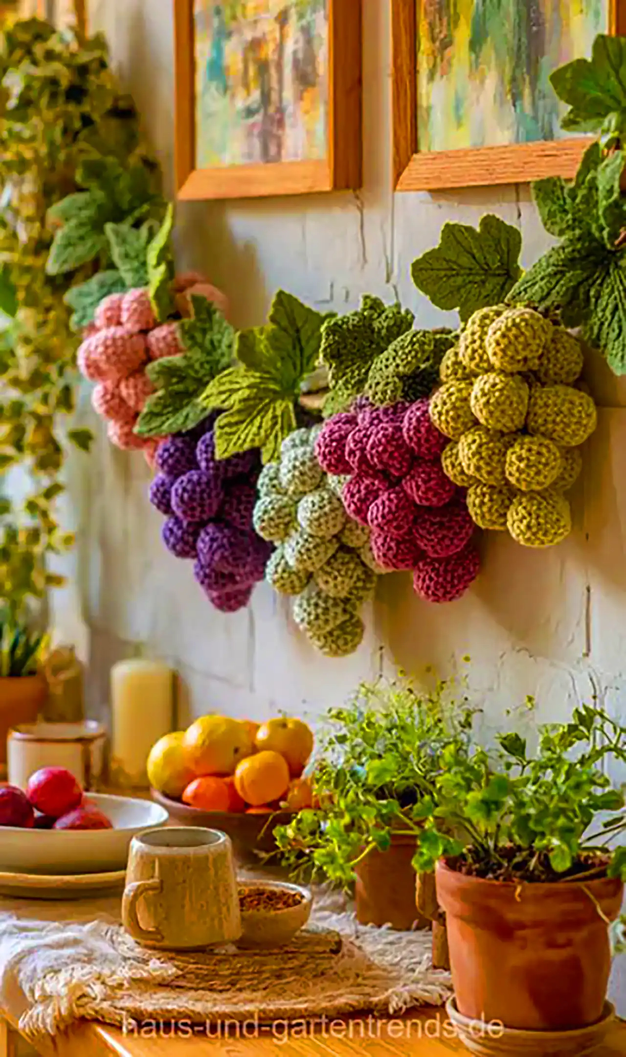 انواع میوه بافتنی دکوری