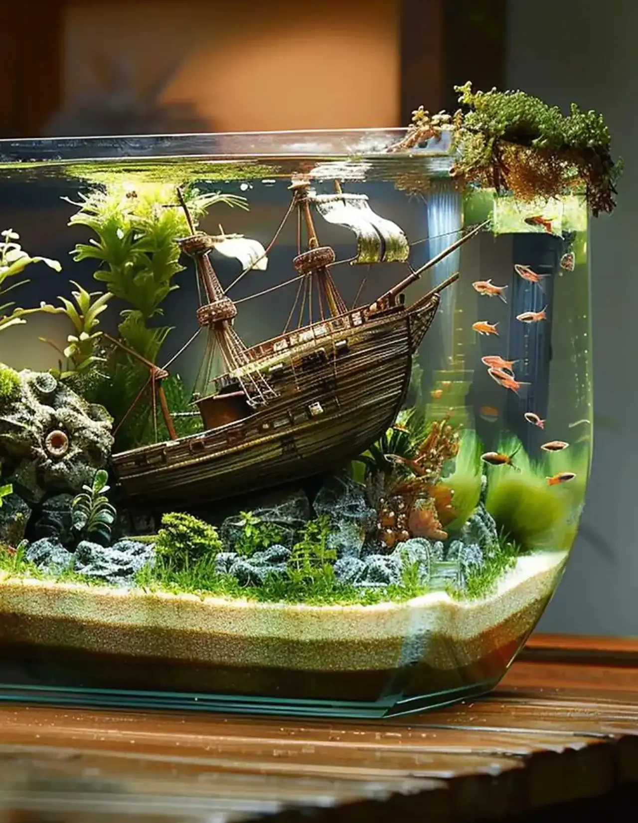 مدل اکواریوم شیک + زیباترین مدل های اکواریوم شیک و لاکچری و خفن