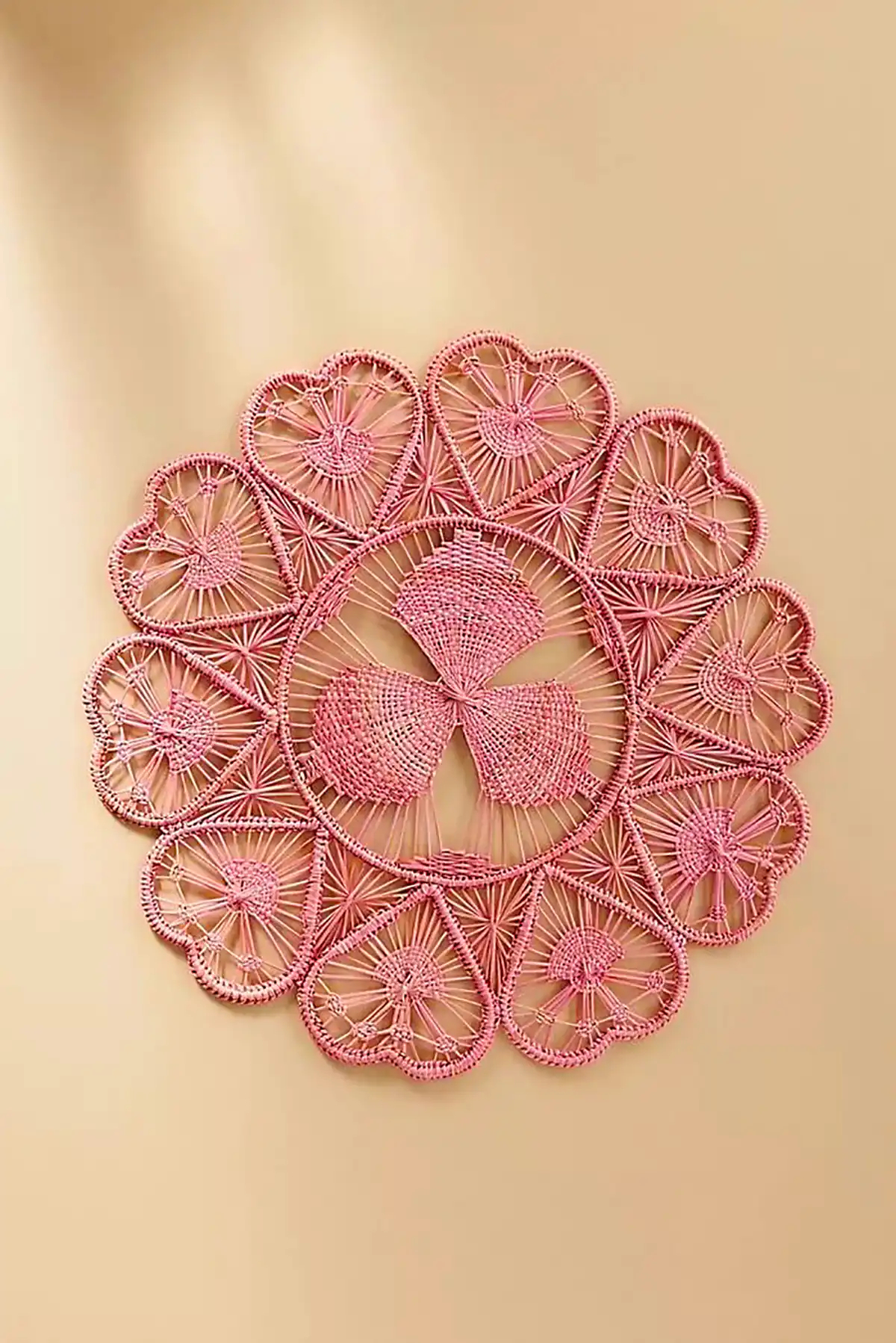 دیوارکوب کنفی حصیری