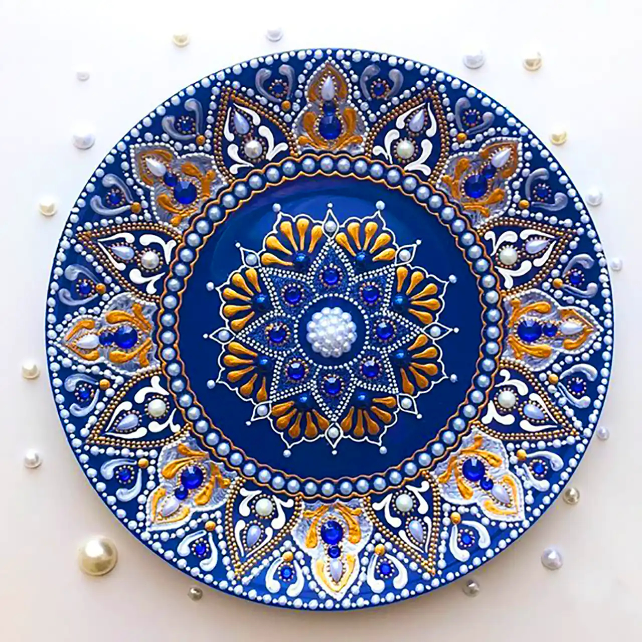 بشقاب ماندالا تزئینی