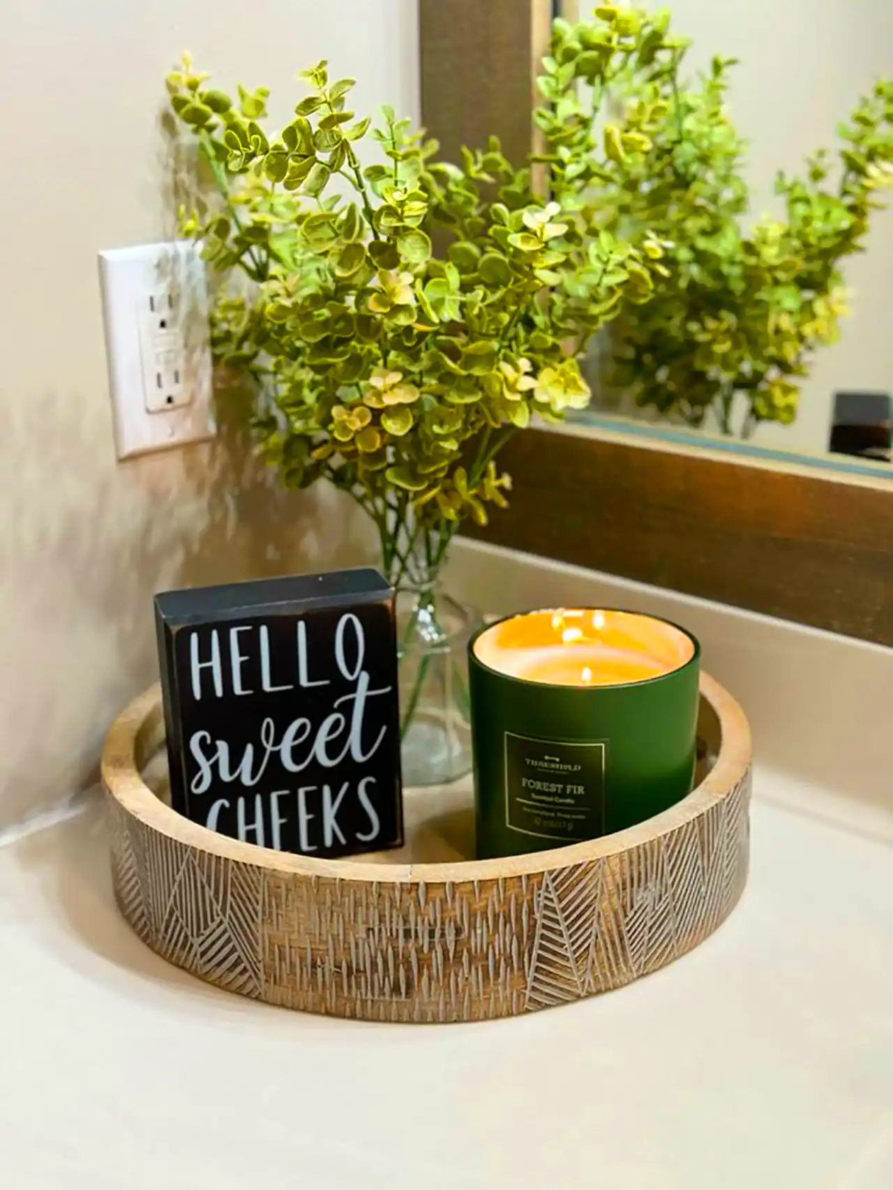 سینی حصیری تزئینی بهداشتی 