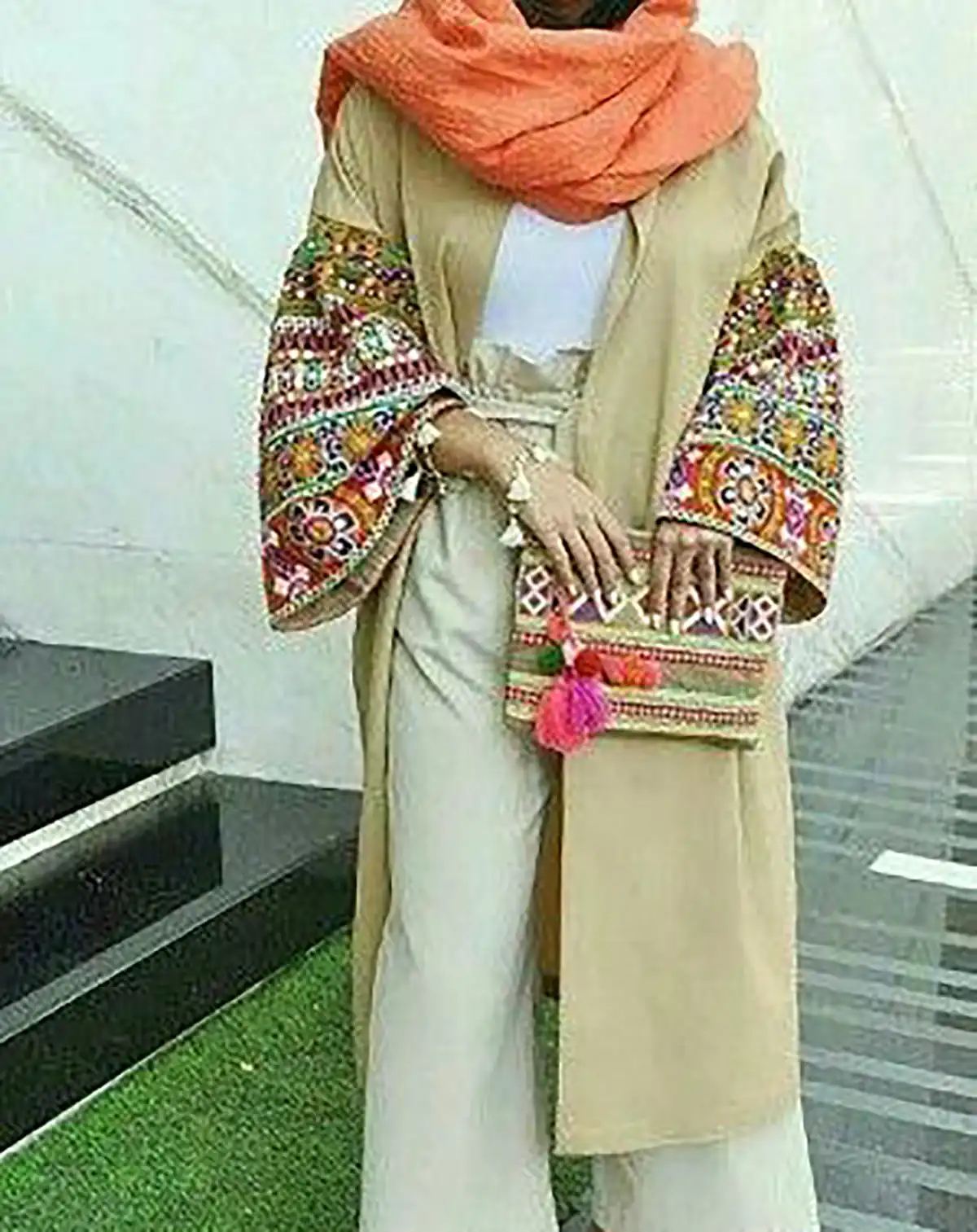مانتو شاد رنگی و زیبا