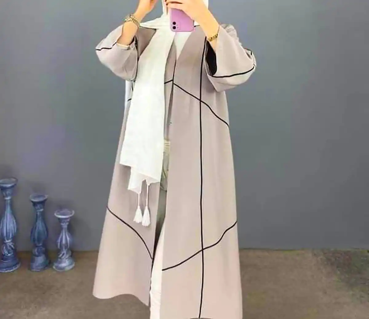 مانتو عبایی شیک مجلسی