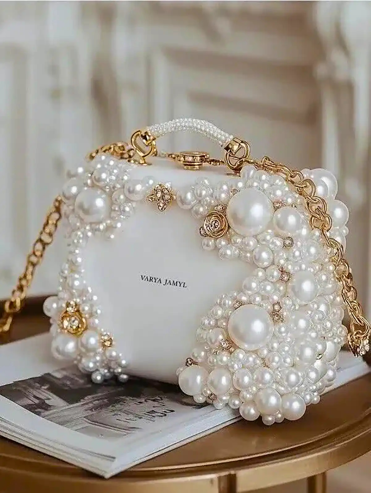 کیف سفید نوعروس