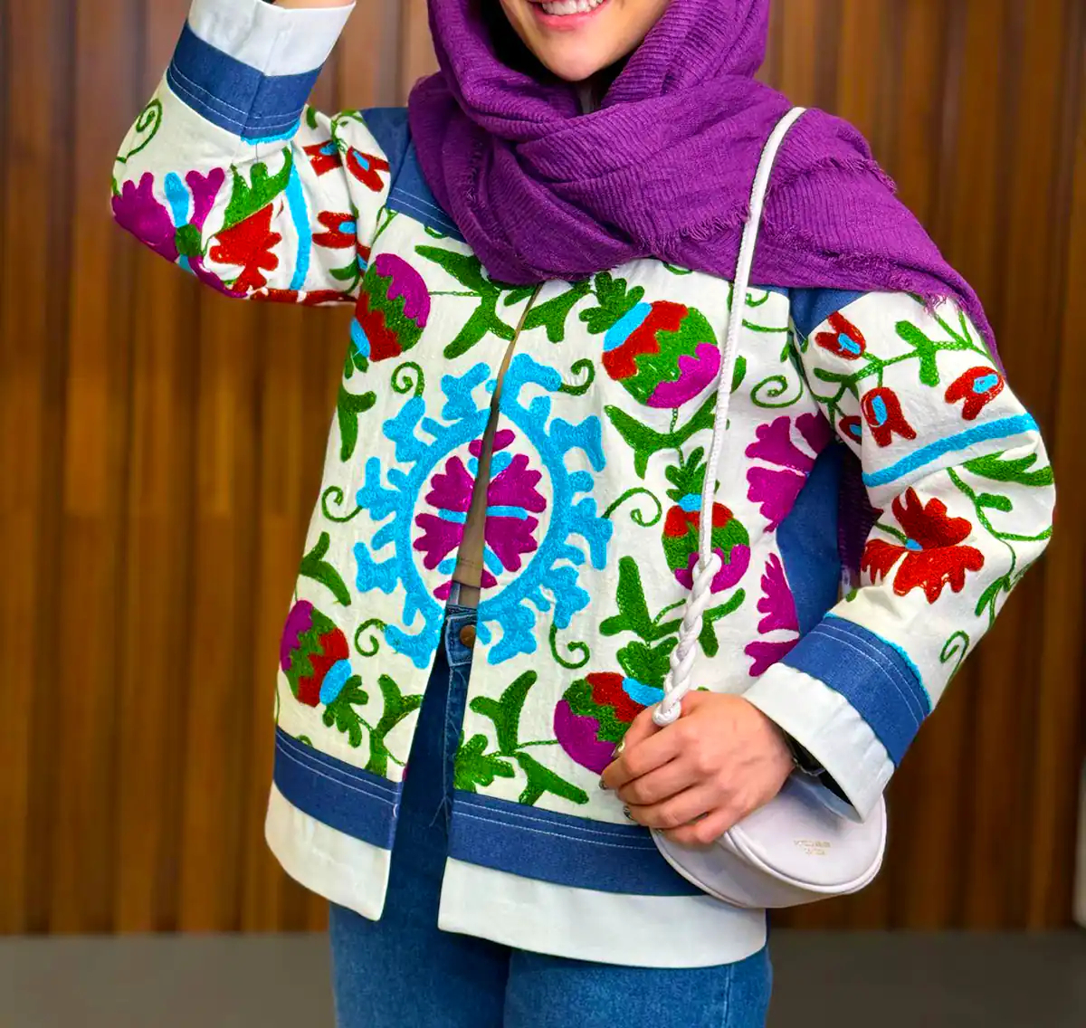 مانتو رنگی سرزنده