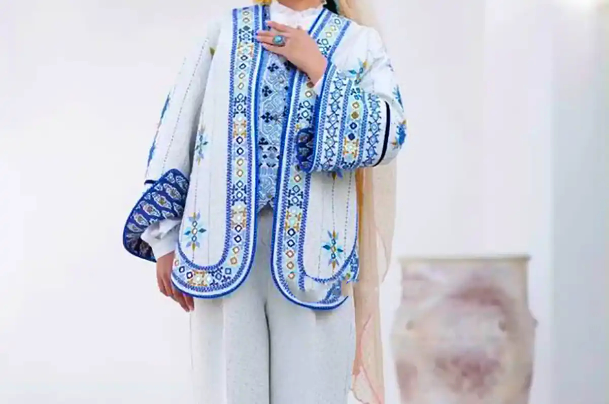 مدل مانتو آبی پاستیلی