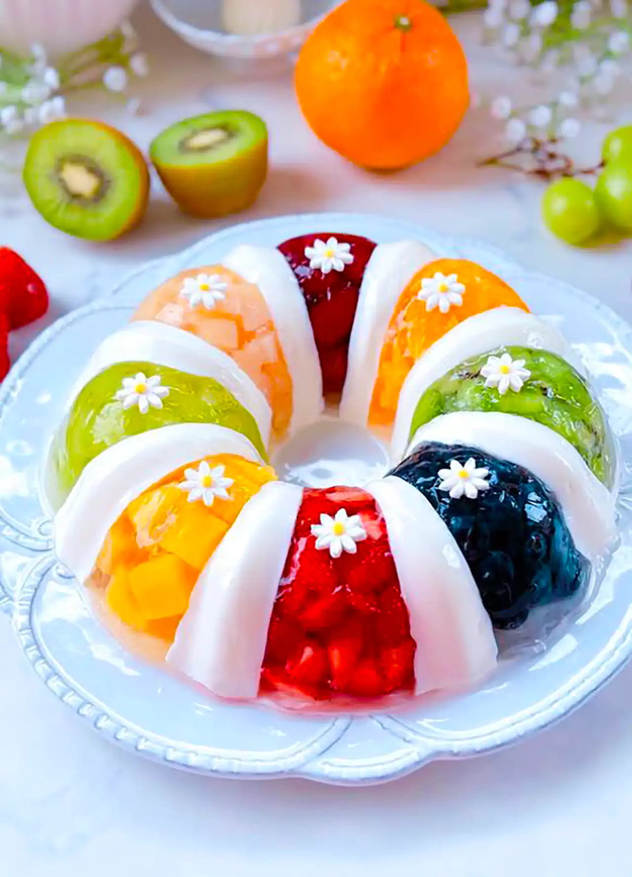 دسر ژله ای پاییزی جذاب