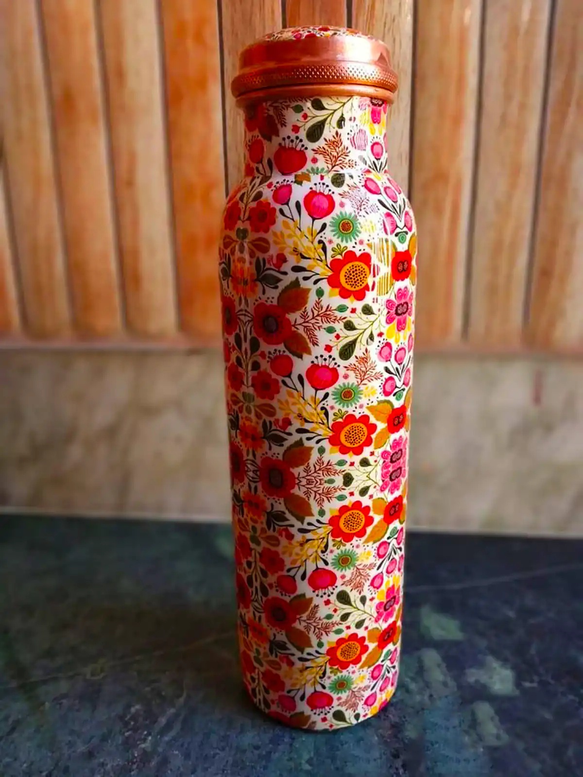 بطری و لیوان مسی لوکس