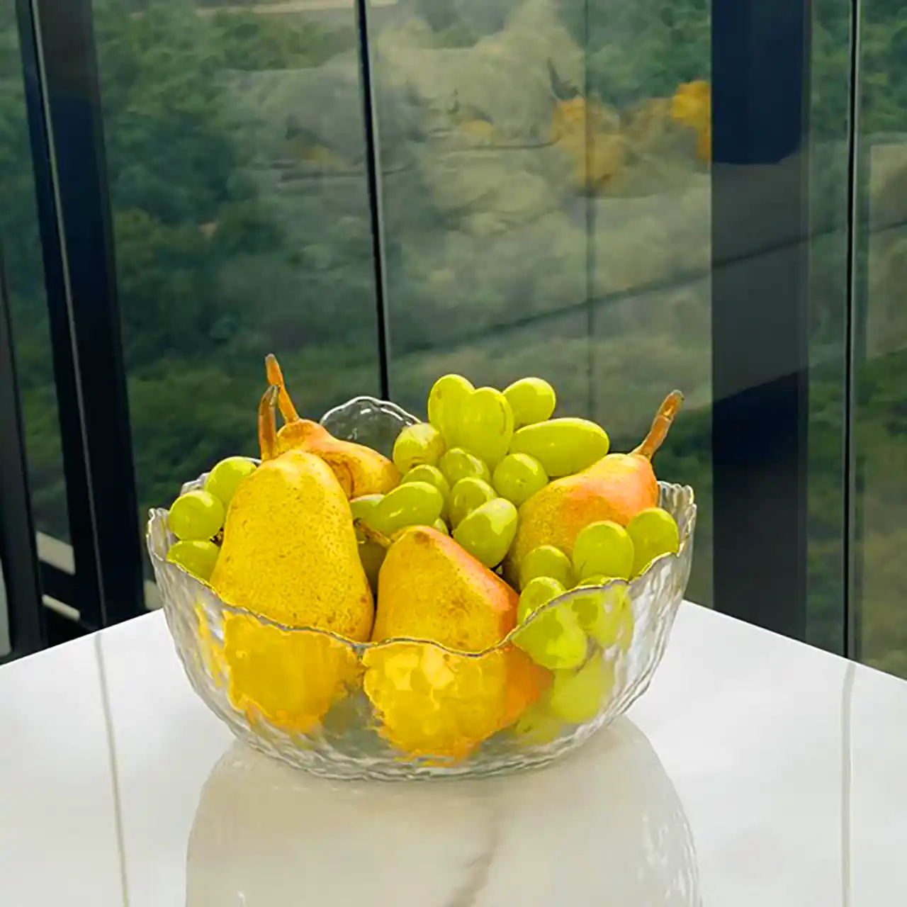 ظروف شیشه ای میوه خوری 