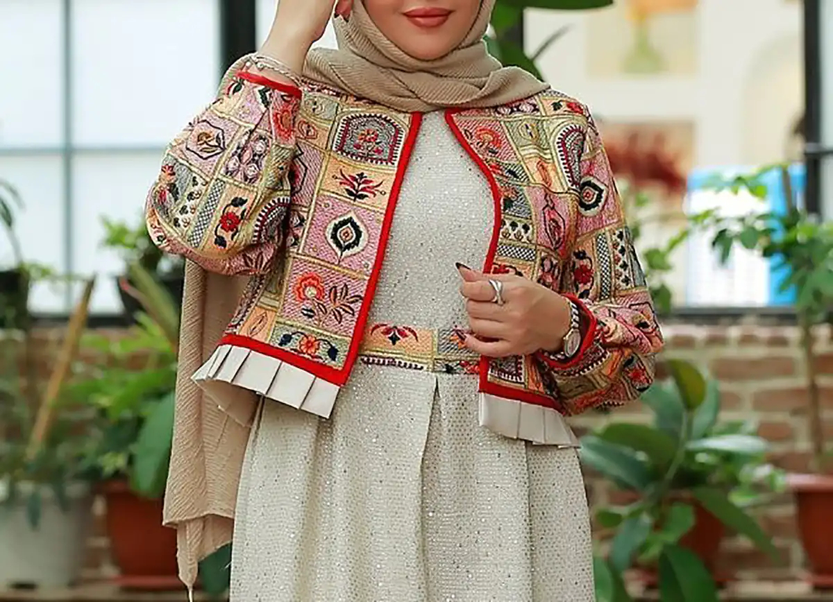 مانتو شاد رنگی و زیبا