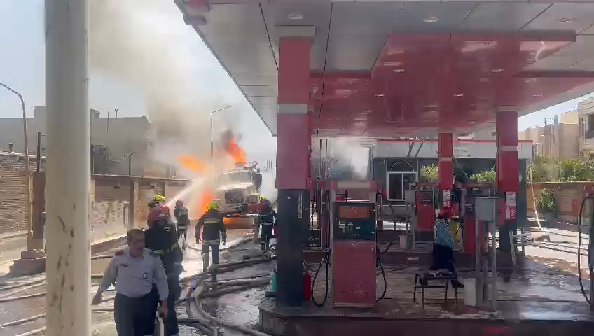 آتش سوزی در اصفهان
