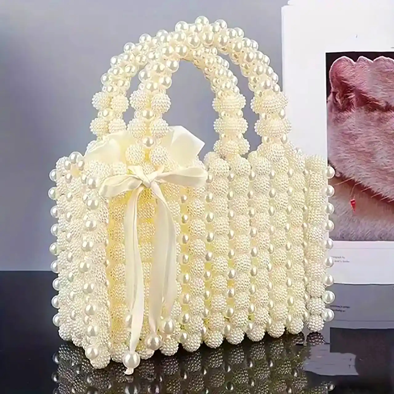 کیف شیک مرواریدی 