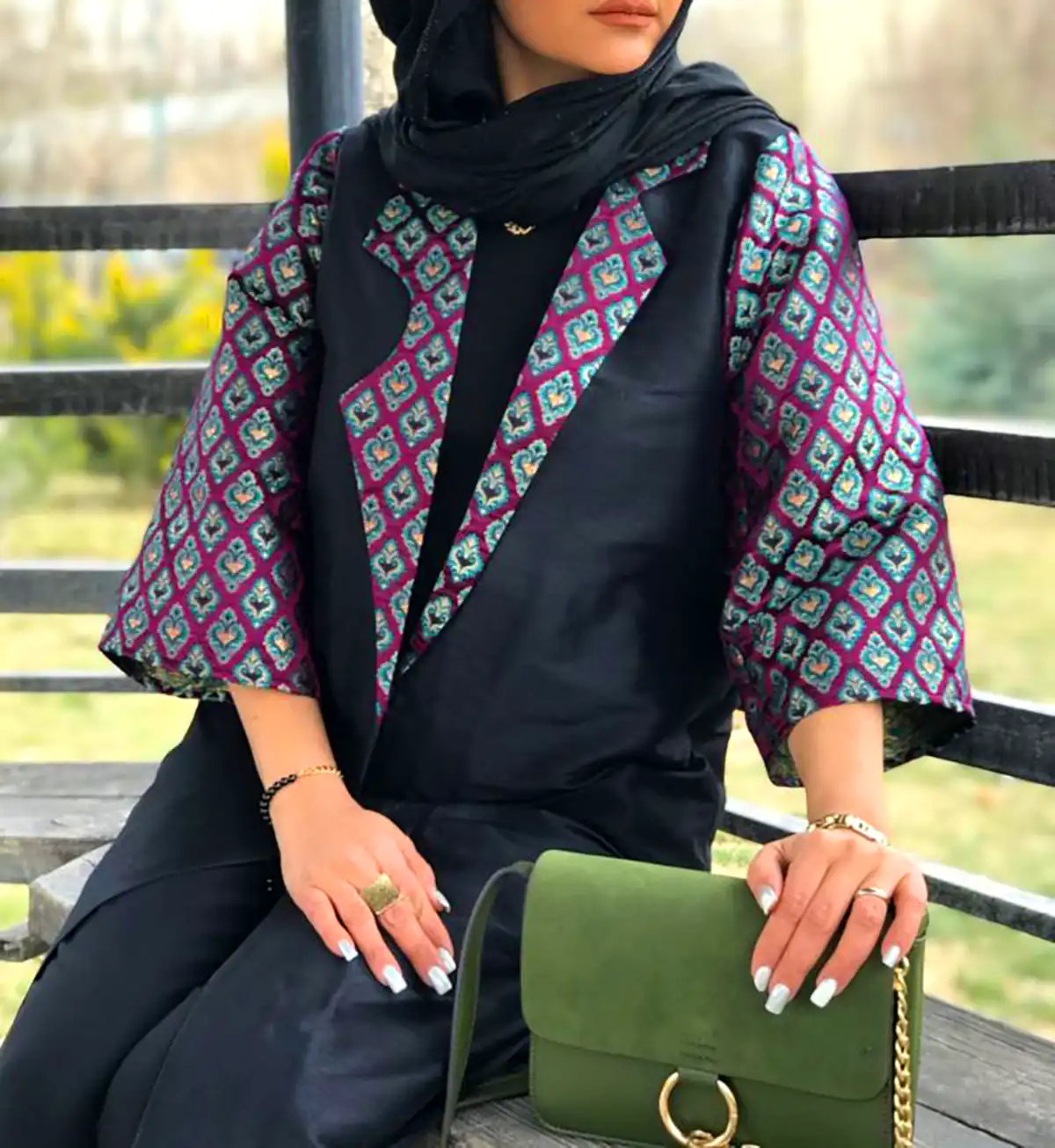 مانتو نخی سبک و زیبا