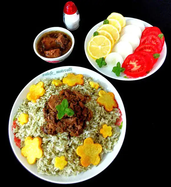 تزیین غذا و سفره آرایی