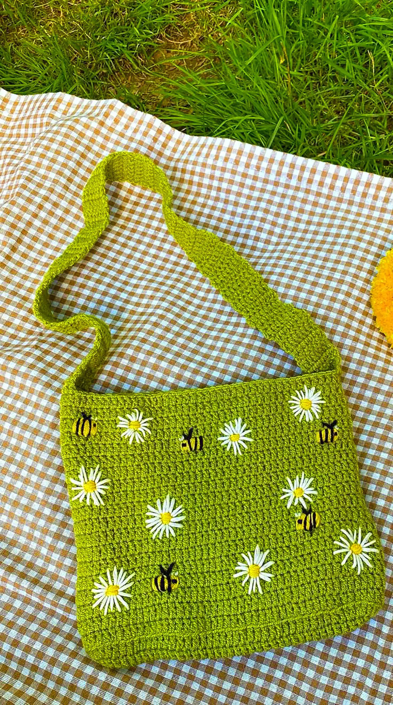 کیف قلاب بافی دخترانه