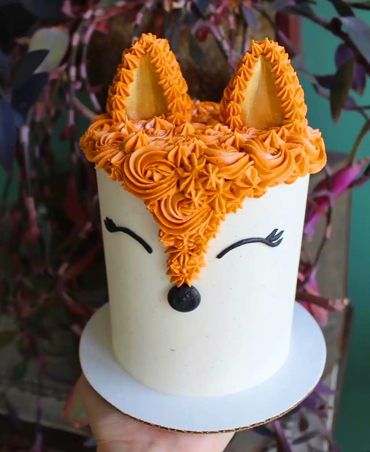 کیک فانتزی رنگی خاص روباه