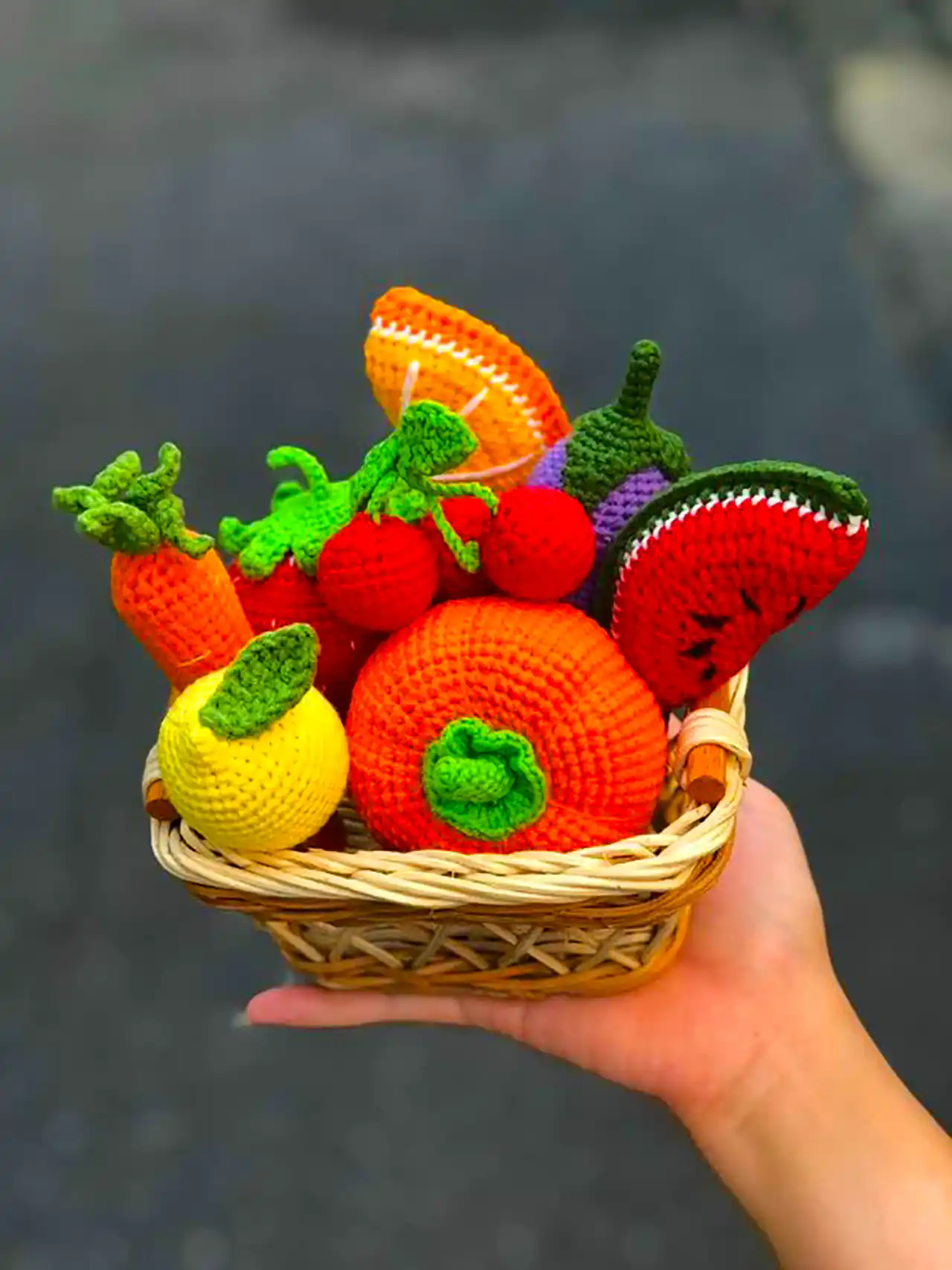 میوه بافتنی اسباب بازی