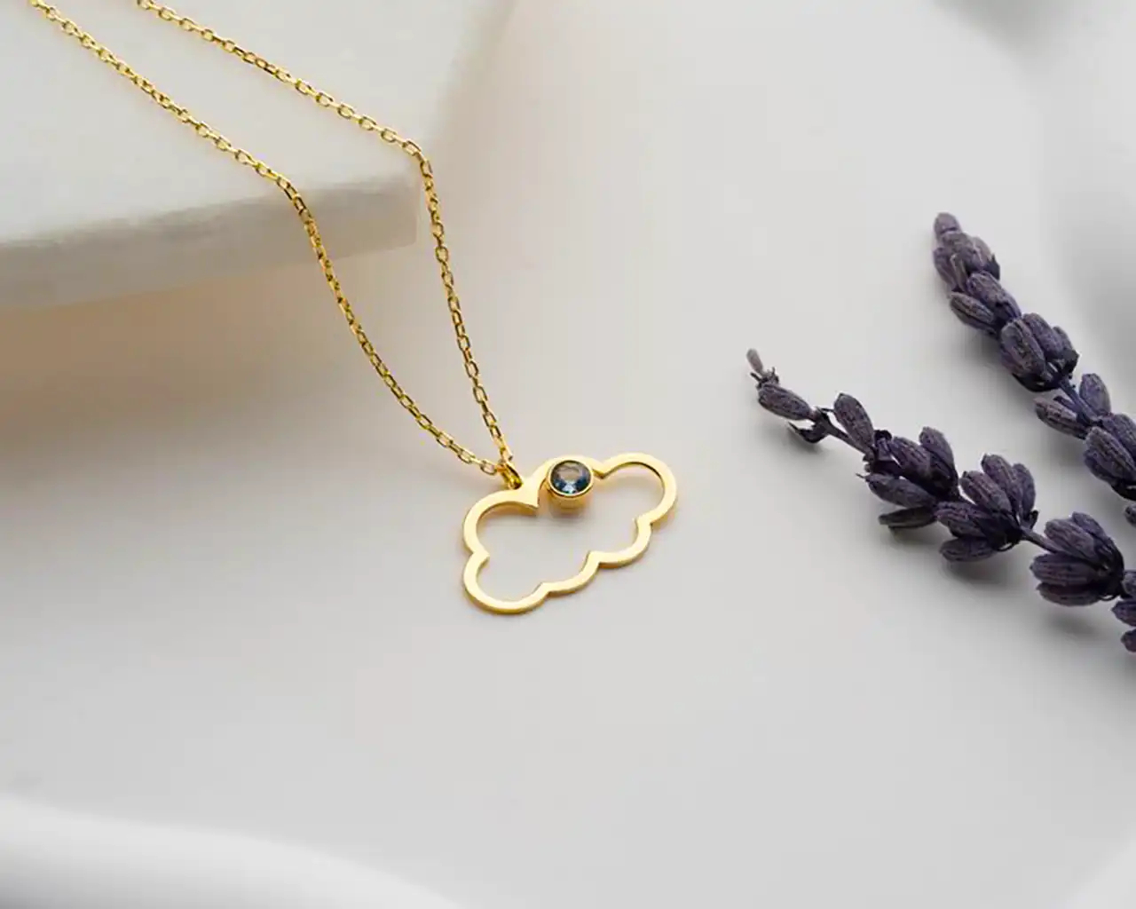 گردنبند طرح ابر