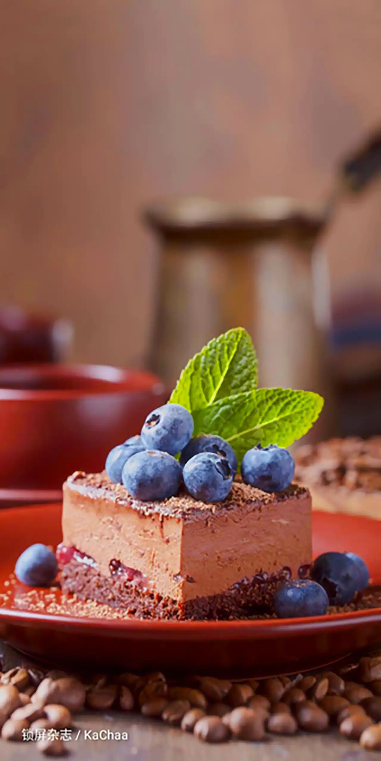 دسر با دیزاین بلوبری