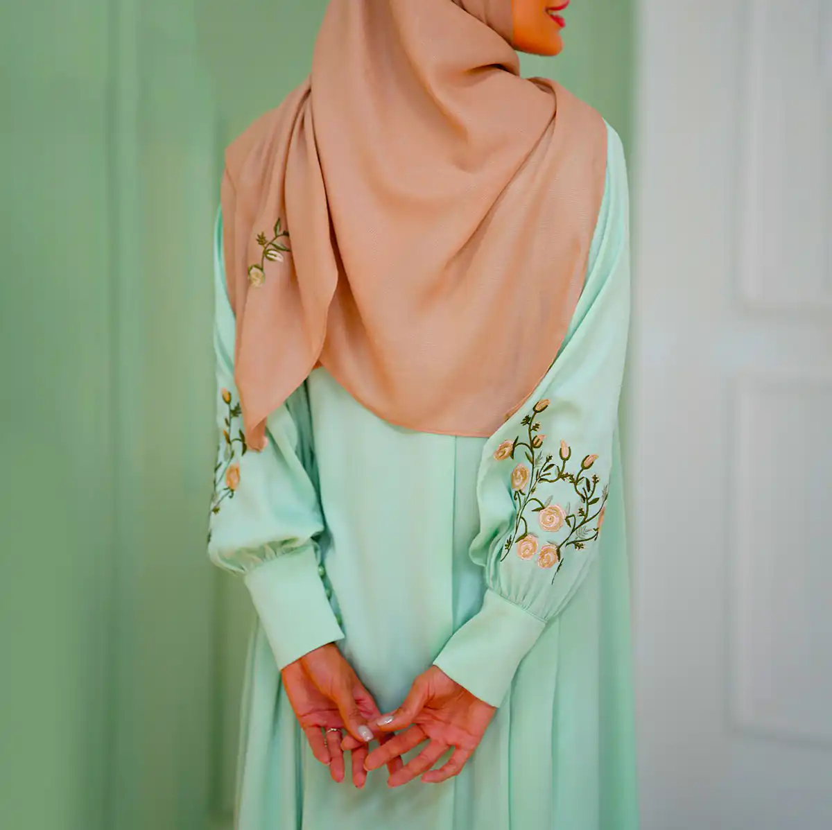 مانتو محجبه تابستانی نخی