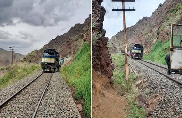 حادثه وحشتناک برای قطار در خط مرزی ایران + جزئیات و عکس