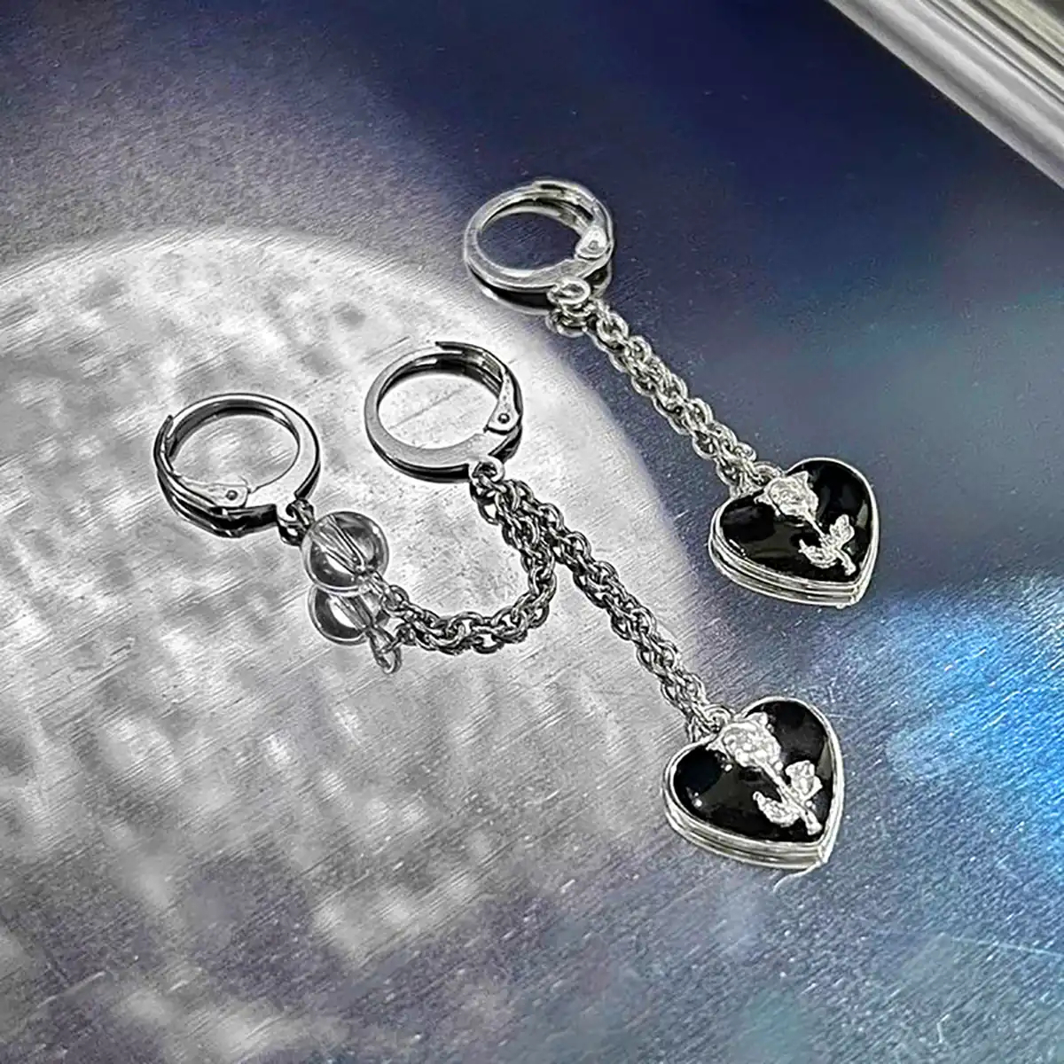 گوشواره نقره فشن