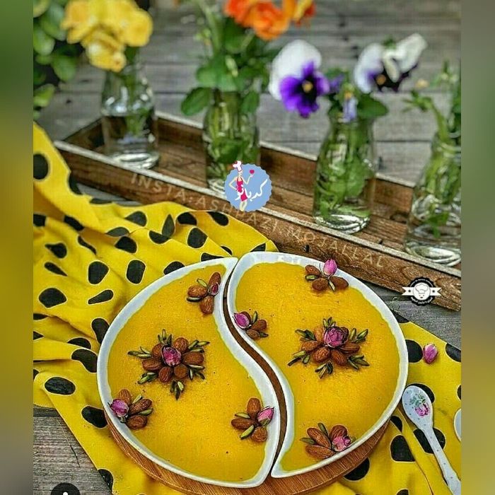 مدل تزیین شله زرد 1401