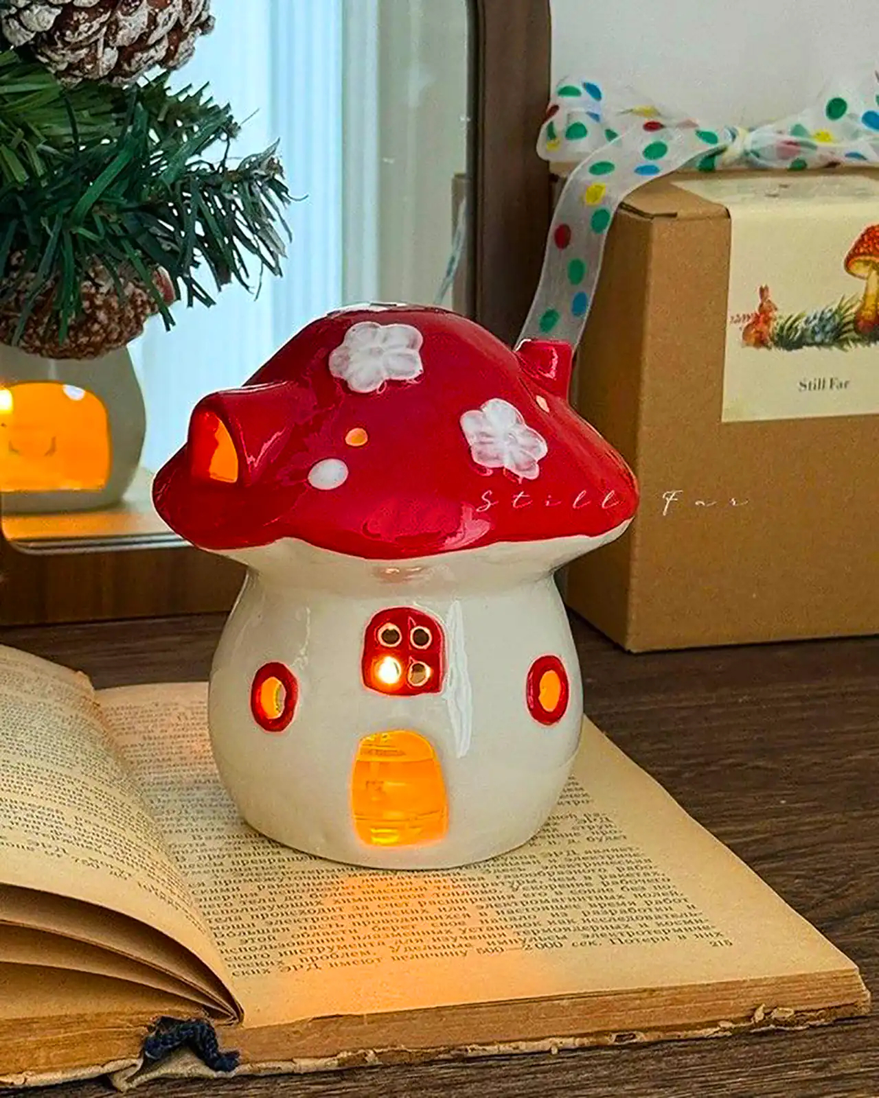 وارمر شمع سرامیکی قارچ