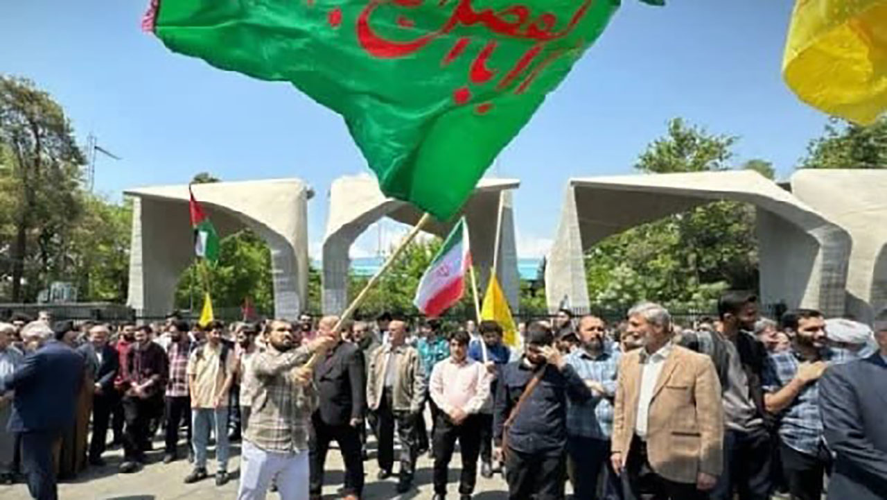 تجمعات پرشور از خیزش سراسری دانشجویان ایرانی بر علیه جنایات صهیونیستها در غزه