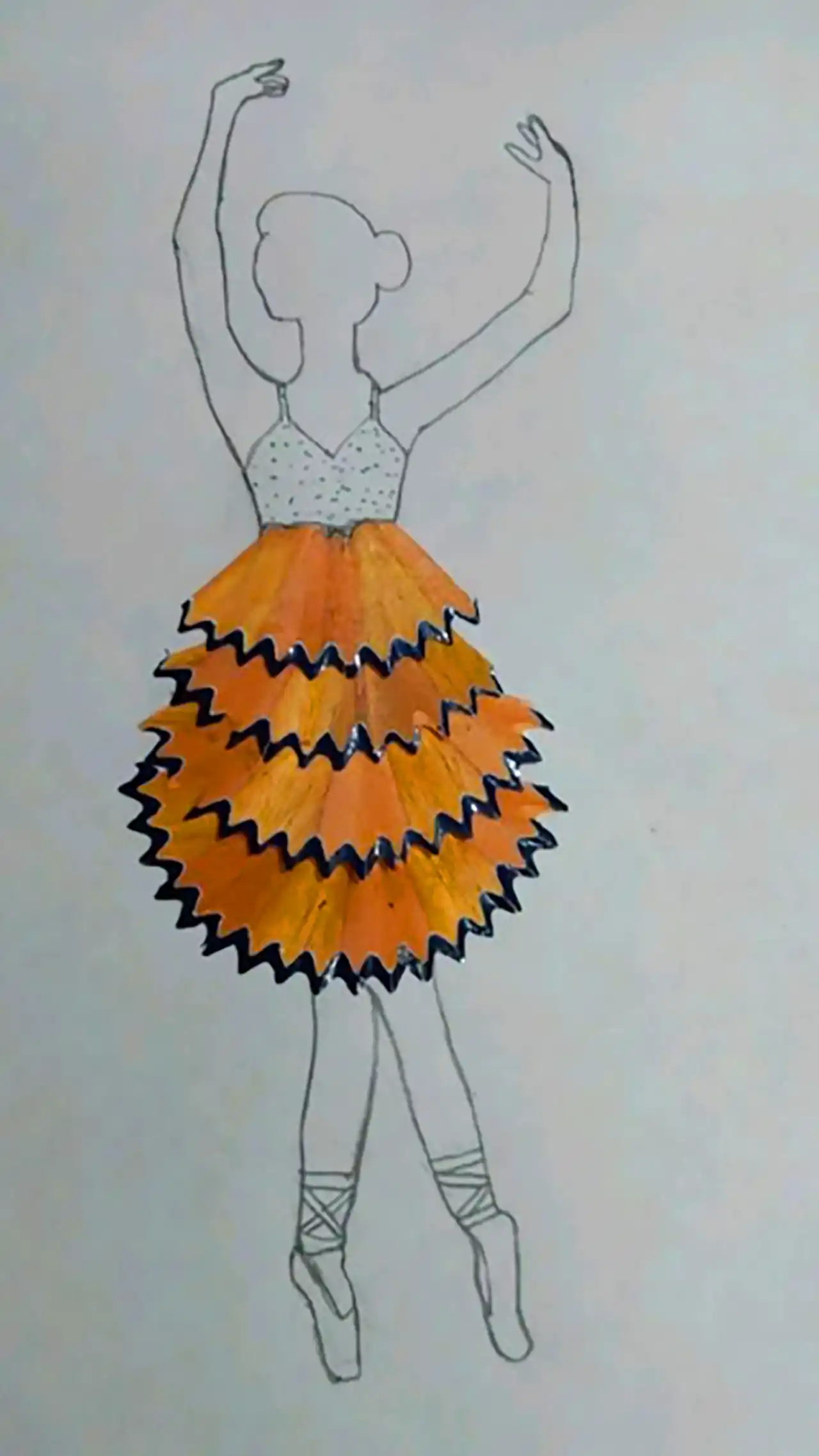 خلاقیت با تراشه های مداد