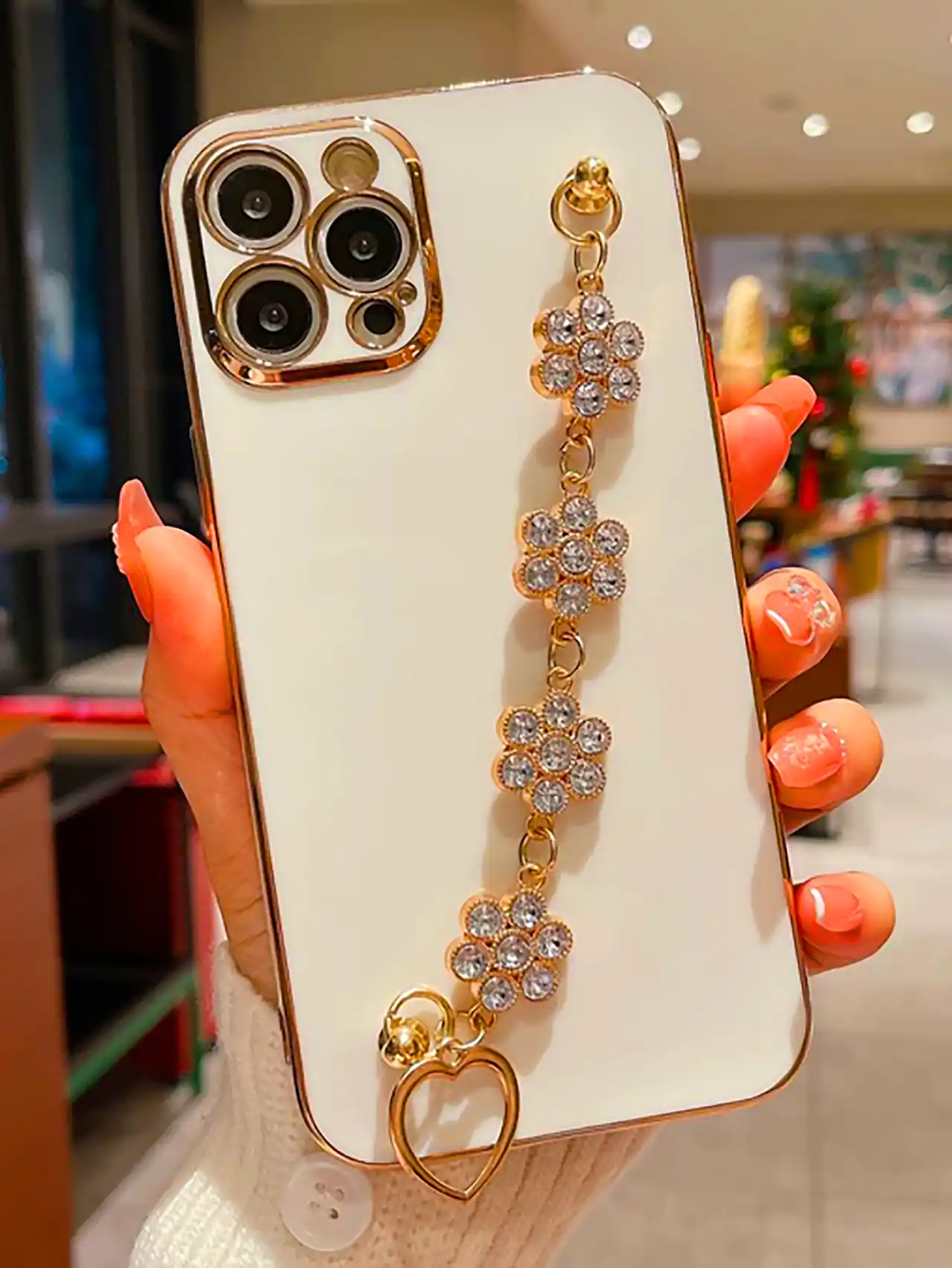 قاب گوشی با زنجیر تزئینی