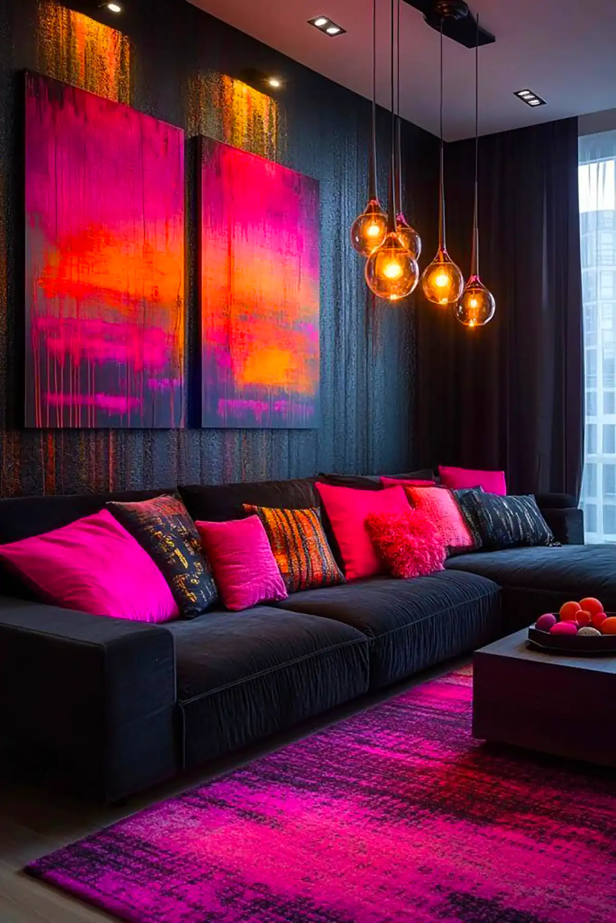 دیزاین مینیمال با تم سرخابی