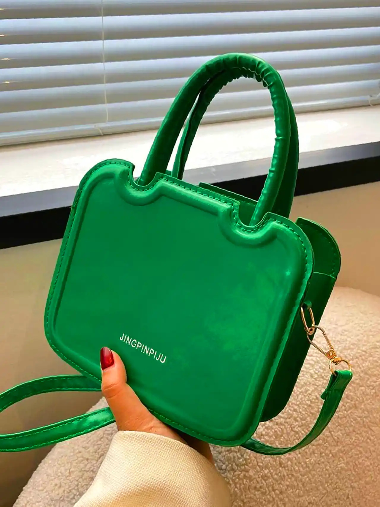 کیف سبز دستی و شیک