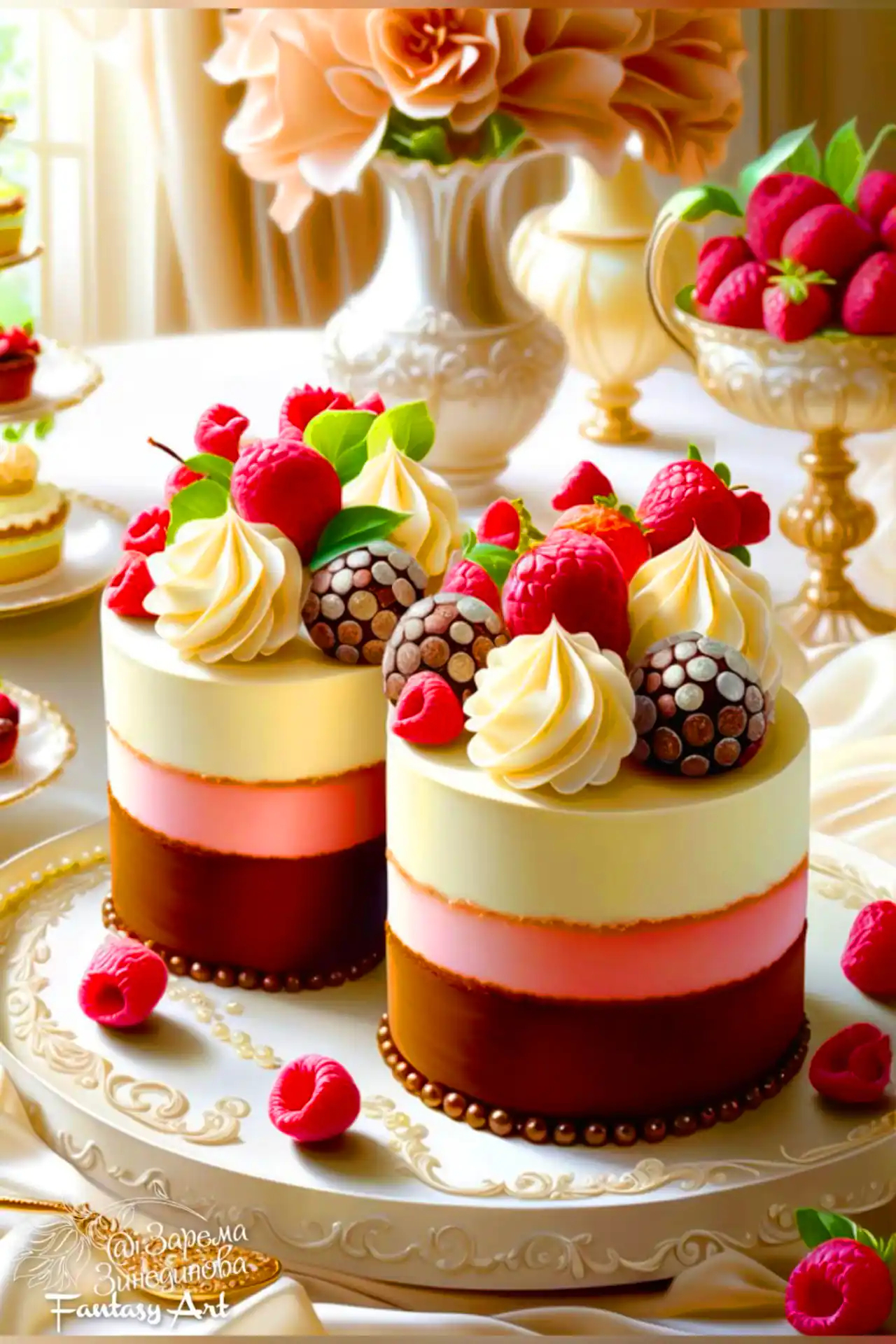 مینی کیک خوش طعم حرفه ای 