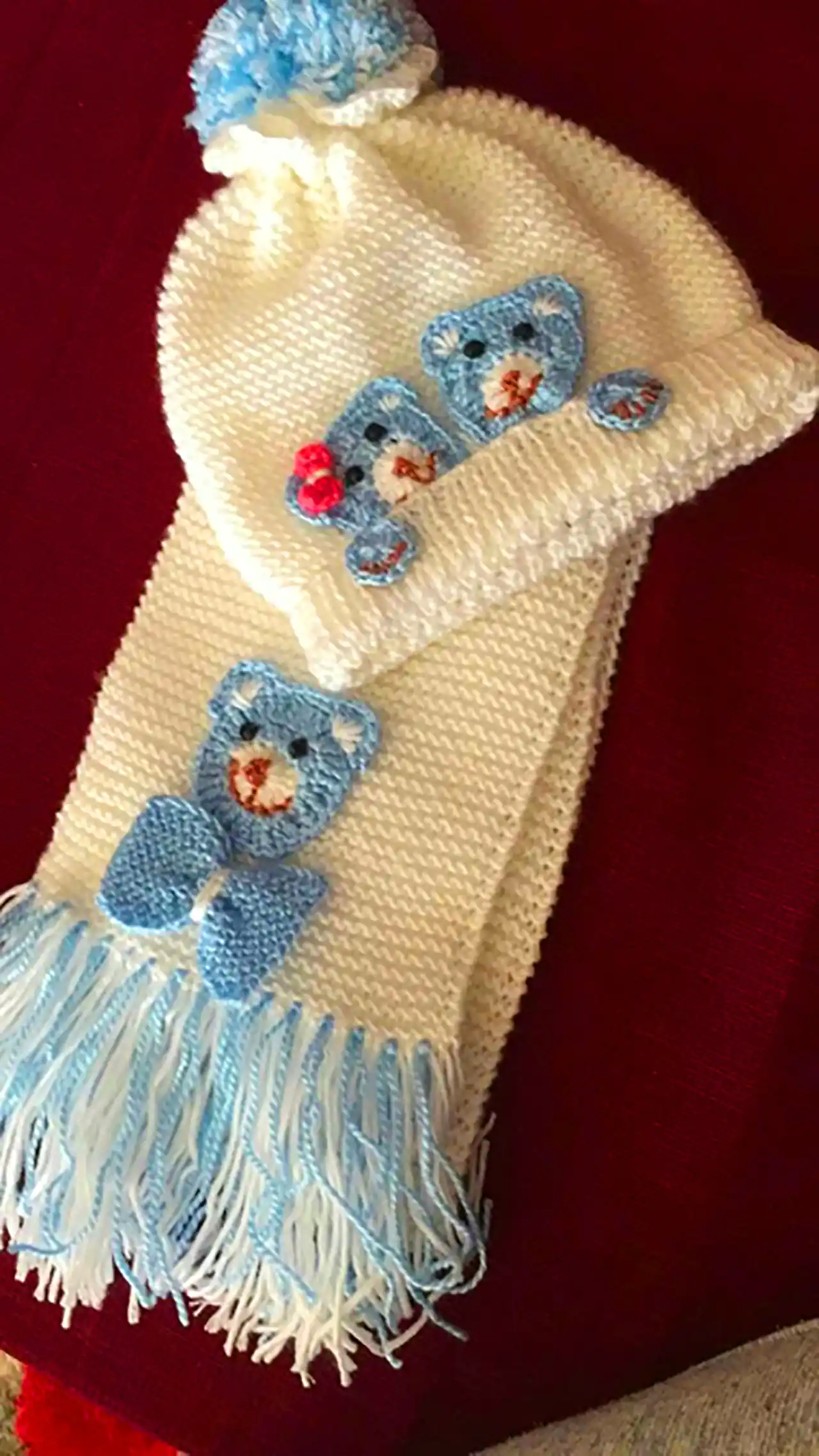 ست بافتنی برای کودک